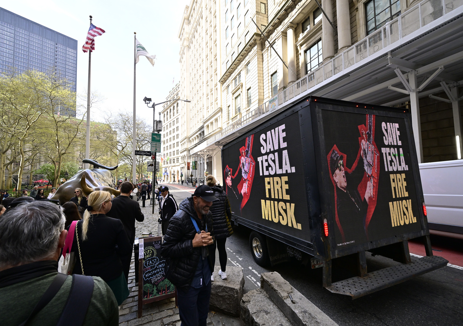 Truck in NYC with 