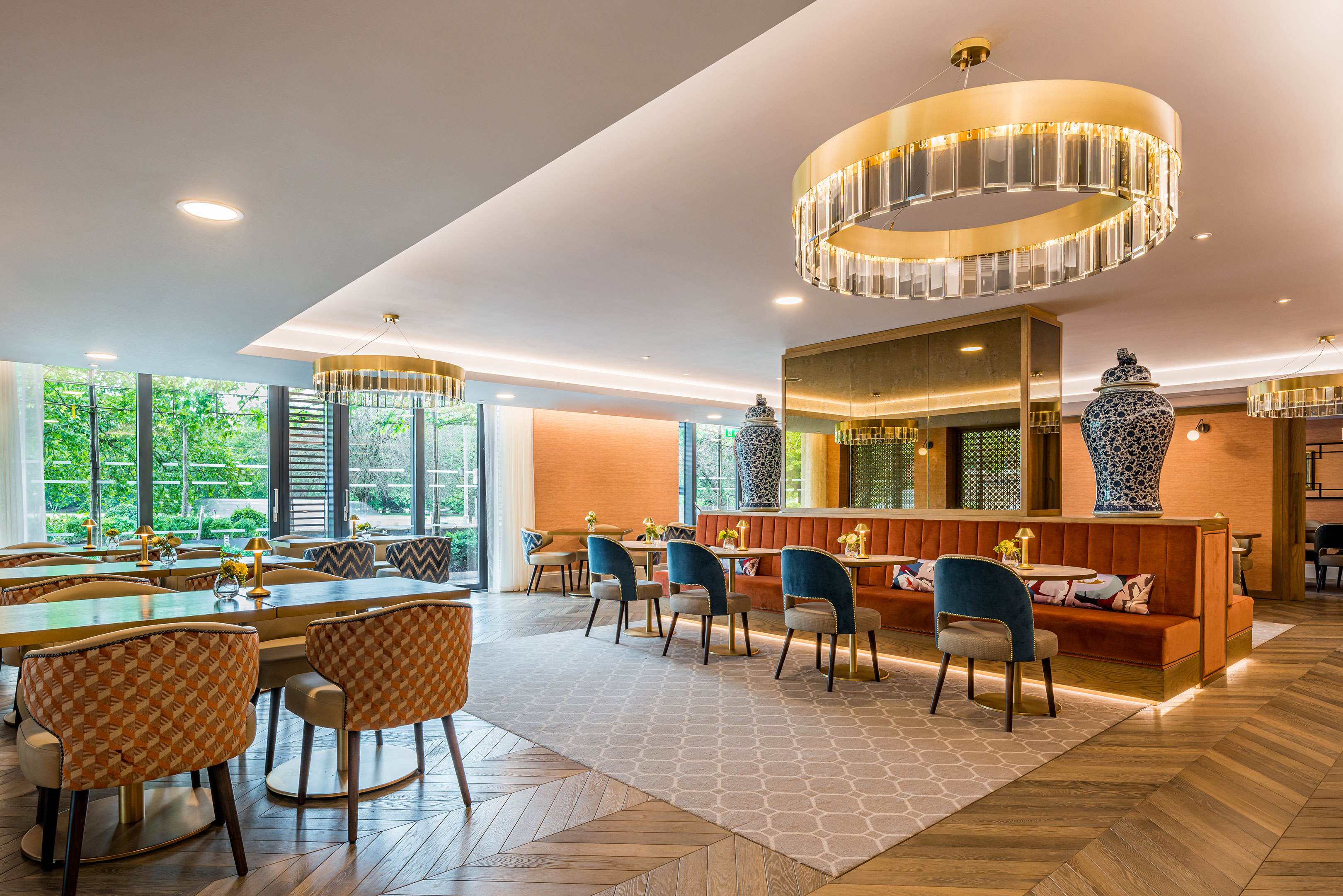 The restaurant at Audley Villages’ Nightingale Place development in Clapham, London. Rental flats cost from £5,500 a month